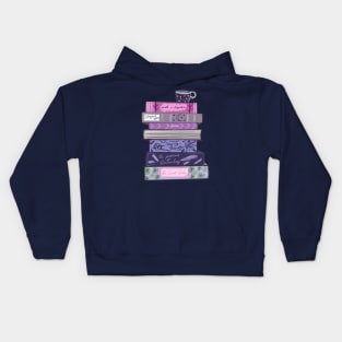 Purple Classics Bookstack Kids Hoodie